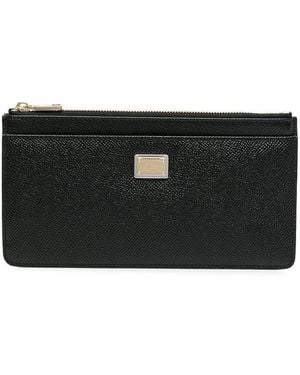 Dolce & Gabbana Carte -Halter groß - Schwarz