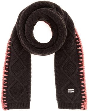 Miu Miu Sciarpe - Black