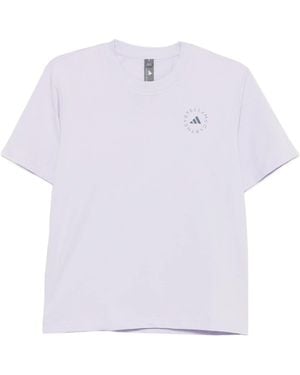 adidas By Stella McCartney Truecasuals Logo-Print T-Shirt - Purple
