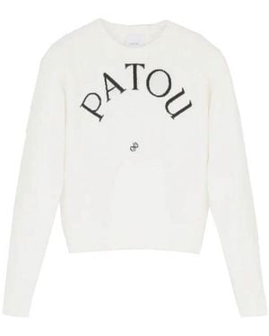Patou Pullover Weiß
