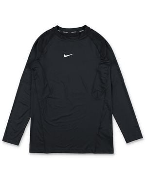 Nike Boy's Pro Dri-Fit Long-Sleeve Training Top - Blue