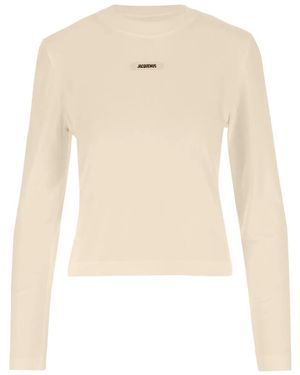 Jacquemus Le Gros Grin Long-Sleeve T-Shirt - White