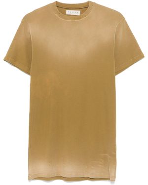Paura Beru Ribbed Tee - Natural