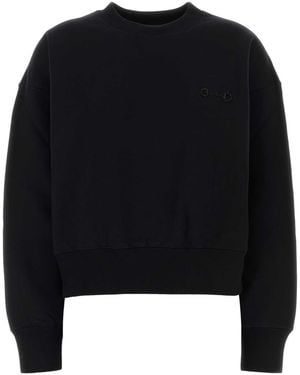 Gucci Cotton Jersey Sweatshirt With Embroidery - Black