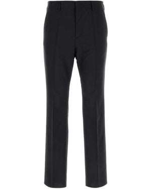 Valentino Garavani Dark Wool Blend Pant - Black