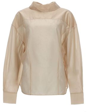 Filippa K Fold Collar Blouse - White