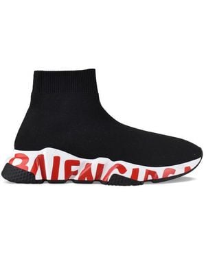 Balenciaga Sneakers Speed LT Graffiti - Schwarz