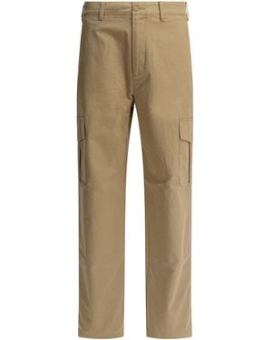 Vince Cotton And Linen Cargo Trousers - Natural