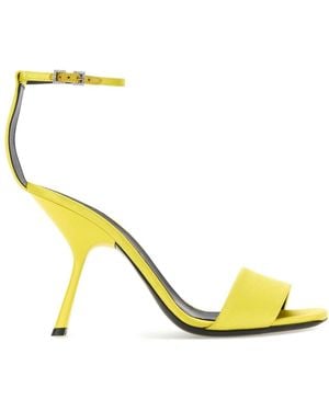 Sergio Rossi Satin Sandals - Metallic
