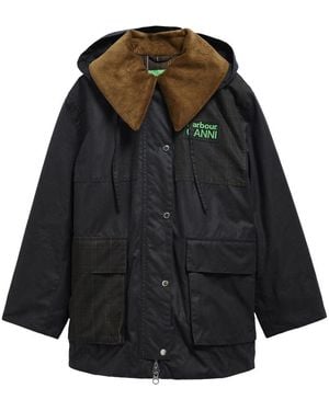 BARBOUR X GANNI Coat - Black