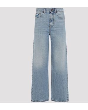 Chloé Gerades Jeans - Blau