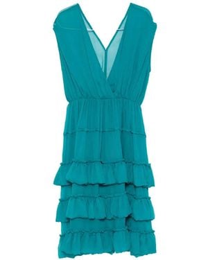 Dries Van Noten Dally 3040 W.W.Dress Pet - Blue