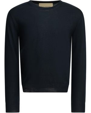 Valentino "V Logo Signature" Rundhalspullover - Blau