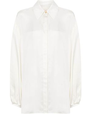 KHAITE The Bam Shirt - White