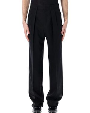 Tom Ford Double Pleat Trousers - Black