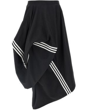 Y-3 'W Wire Skirt' Midi Skirt - Black