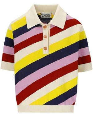Essentiel Antwerp Jollow Multicoloured Polo Shirt - Yellow