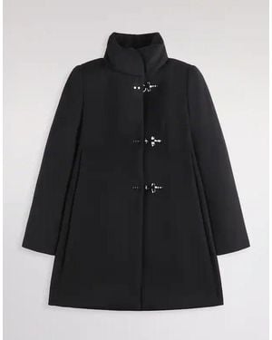 Fay Romantischer Mantel - Schwarz