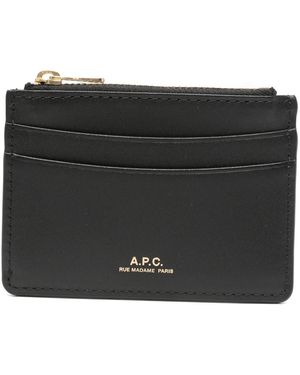 A.P.C. Porte-Carte Paris - Black