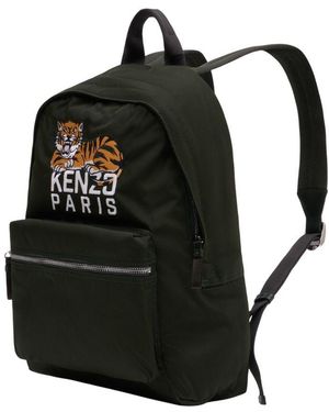 KENZO Rucksack Synthetik Khaki - Schwarz
