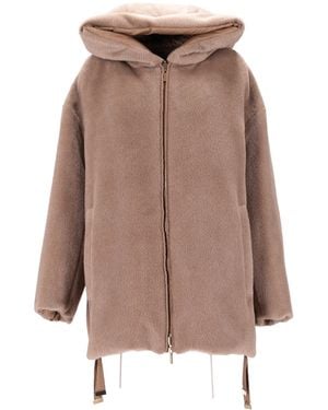 Max Mara Max Mara De Kubus Imbottito Corto - Naturel