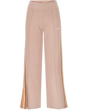 Autry Knitted Viscose Joggers - Pink