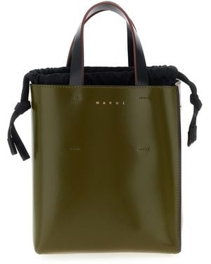 Marni 'museo' Mini Handtas - Groen