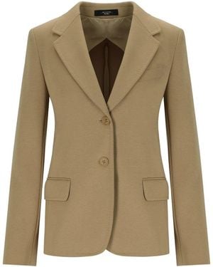 Weekend by Maxmara Ginnasta Single Breasted Blazer - Green