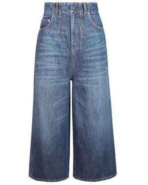 Dior Jeans Met Wijde Pijpen - Blauw