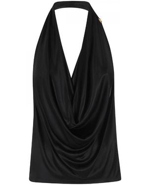 Elisabetta Franchi Sleeveless Tops - Black