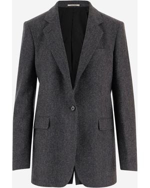 Tagliatore Wool And Cashmere Jacket - Black