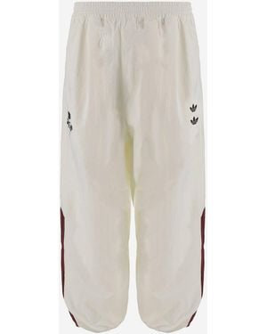 ADIDAS X WILLY CHAVARRIA Jogging Trousers With Logo And Side Stripes - White