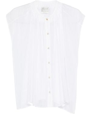 forte_forte Voile Cotton And Silk Shirt - White