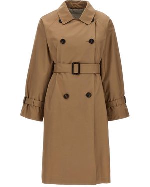 Max Mara Max Mara der Würfel 'Ctrench' Trench Coat - Natur