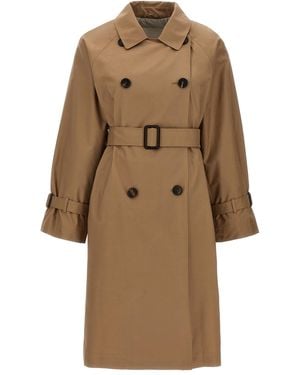 Max Mara 'Ctrench' Trench Coat - Natur