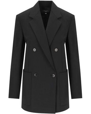 Weekend by Maxmara Veloce Double Breasted Blazer - Black