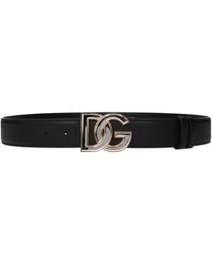 Dolce & Gabbana Dolce&Gabbana Belt Leather - Black