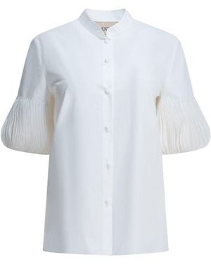 Valentino Embroidered Casual Shirt - White