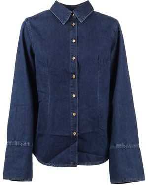 7 For All Mankind Shaped Shirt Soul - Blue