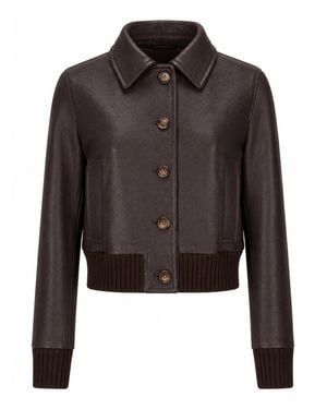 LA ROSE Jacket Capra - Brown
