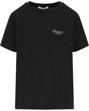 Givenchy "Fitted" Crew-Neck T-Shirt - Black