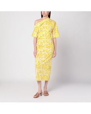 BERNADETTE Bowery Dress With Floral Pattern - Yellow