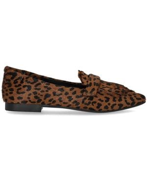 MISS OLIVIA Ada Animalier Loafer - Brown