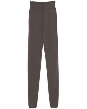 Rick Owens Knitted Leggings - Grey