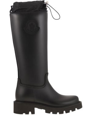 Moncler Kickstream High Rain Boots - Black