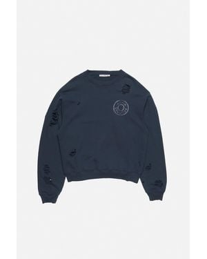 Acne Studios Fn Ux Swea000104 Sweatshirts - Blue