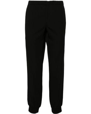 Prada Drawstring-Waist Tapered Pants - Black