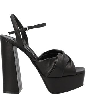 Sergio Rossi 'Bernstein' Sandalen - Schwarz