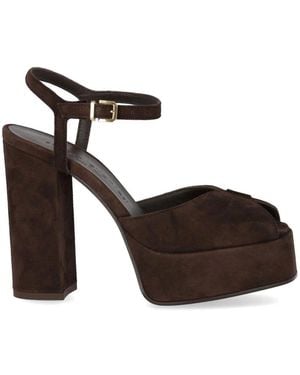 Sergio Levantesi Vera Heeled Sandal - Brown