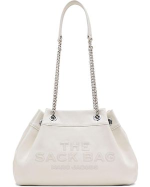 Marc Jacobs Die Kettensack -Leder -Umhängetasche - Weiß